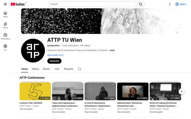 ATTP TU Wien — YouTube channel