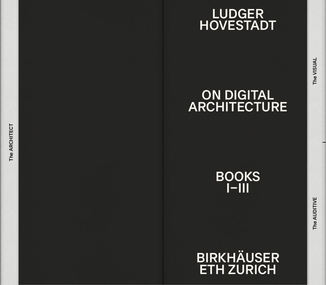 On Digital Architecture I–III — local PDF